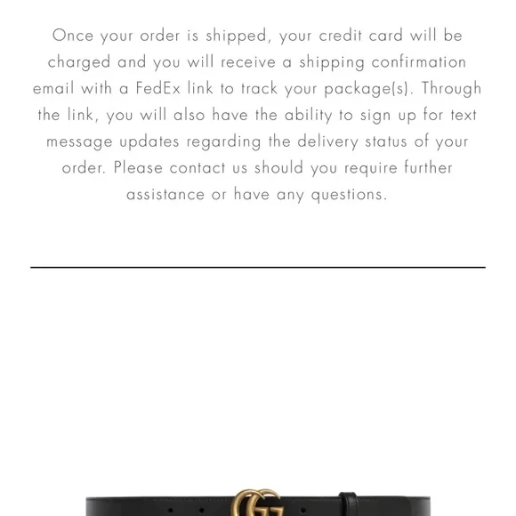 Gucci | Accessories | Slim Black Gucci Belt Sz 995 | Poshmark display picture 3